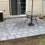 after paver patio installation